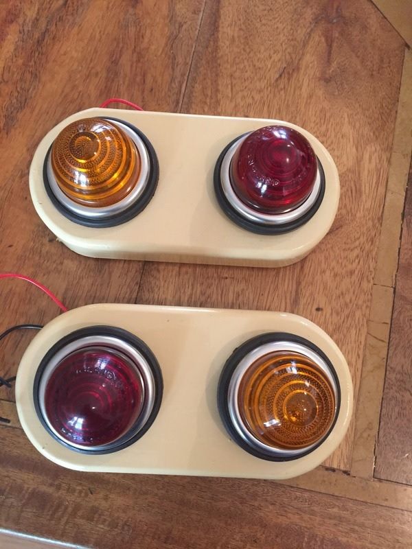 Stop Turn Tail Lights and Reflectors Vintage Caravans